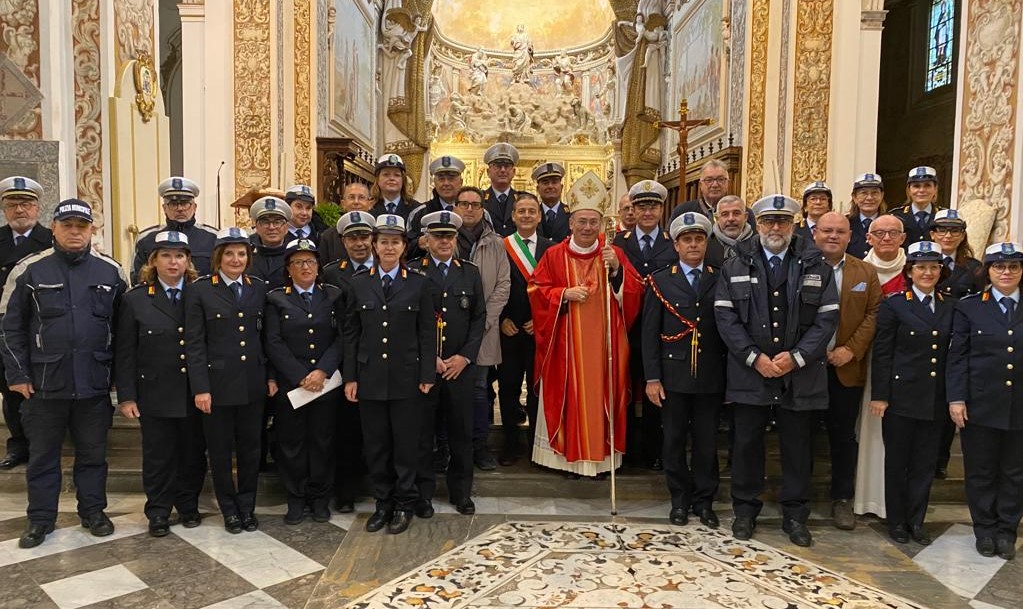 mazara:-celebrata-in-cattedrale-la-ricorrenza-di-san-sebastiano-martire,-patrono-della-polizia-locale-–-televallo